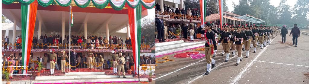 Cabinet Minister Dr Balbir Singh hoisted the tricolor in Nawanshahr